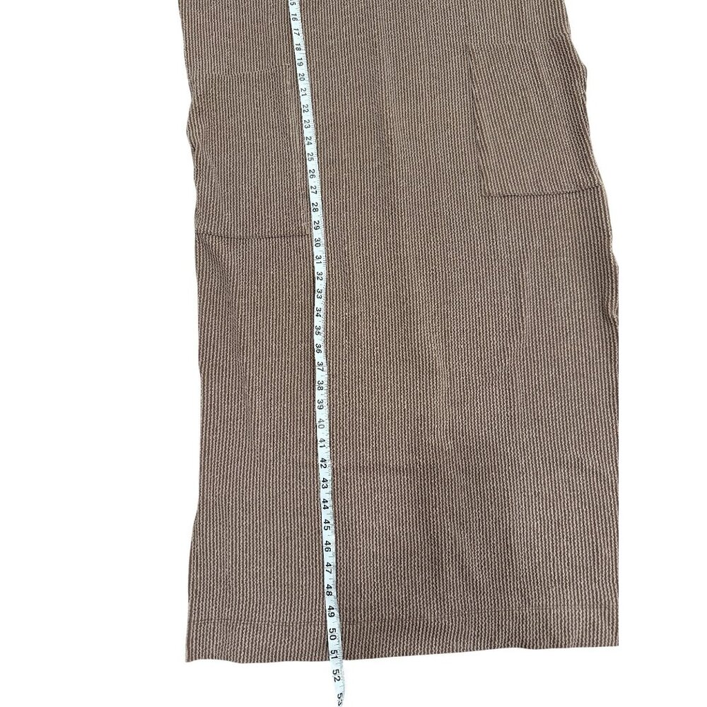 Three Bird Nest Womens Maxi Dress Ribbed Short Sleeve Pockets Size L NEW - Picture 6 of 7